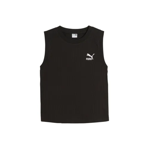 PUMA CLASSICS Черные Женские Майки