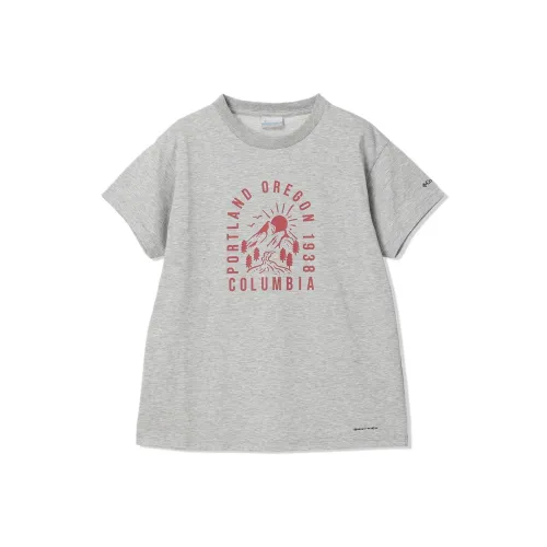 Columbia Стандартная T-рубашка Женская Серого цвета