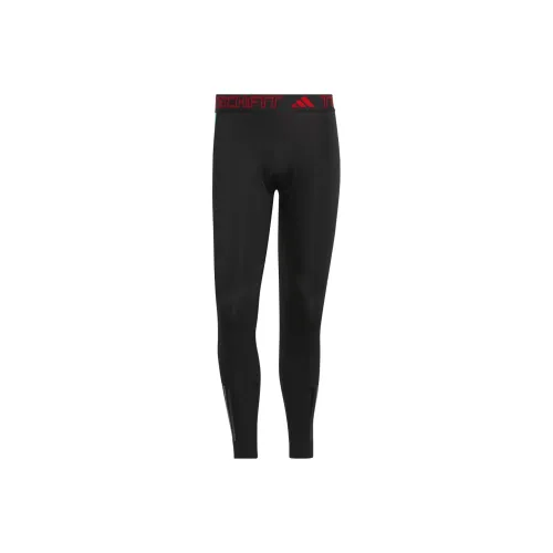 Adidas TECHFIT Evolved Long BASELAYER Spider Man Leggings Спортивные брюки Мужской Черный