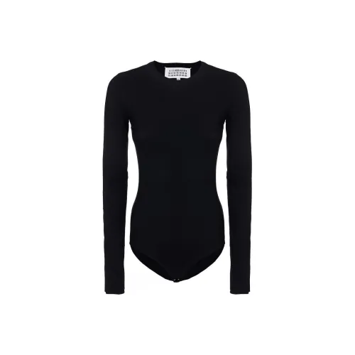 Maison Margiela Черные Женские Т-рубашки