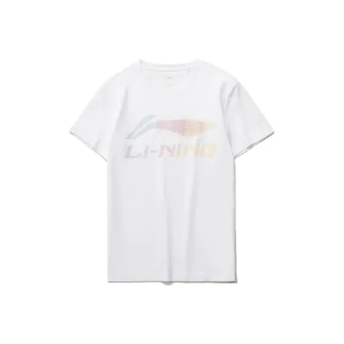 LINING Sports Fashion Collection Белые Женские Футболки