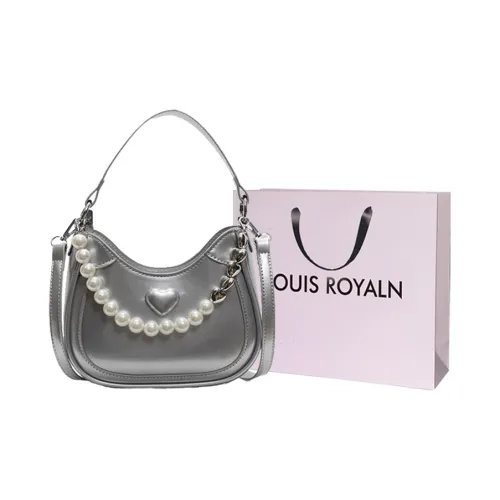 LOUIS ROYALN ПУ (полиуретан) Одно плечо Сумка Унисекс Экрю Серебристый Черный Розовый