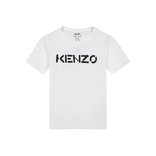 KENZO Letter Logo Белая Женская Футболка