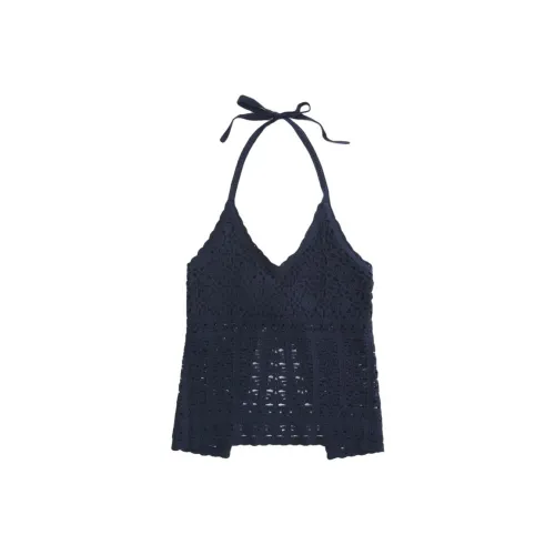 Hollister Морской синий Женские Майки