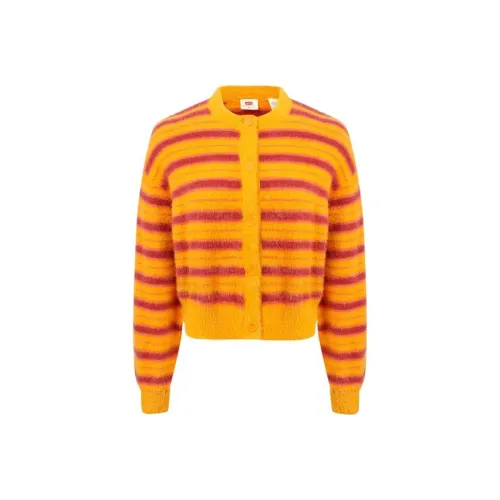 Levis Красный желтый Женские короткие топы