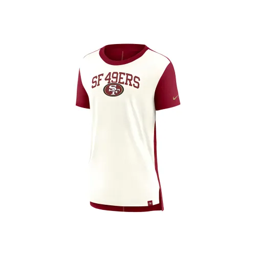 NIKE Женские футболки красного цвета