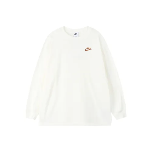 nike Т-рубашка с рукавом женская бежевая