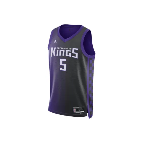 JORDAN Sacramento Kings Фиолетовый Мужская баскетбольная футболка