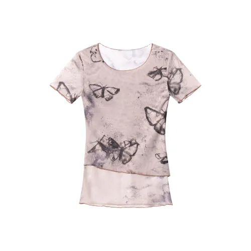 YEP Темный хаки Женские футболки