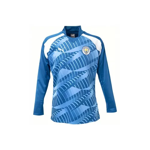 PUMA Коллекция домашней формы Manchester City Футбол Джерси Мужской Синий