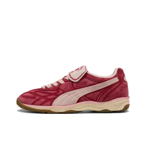 PUMA King Indoor Casual Low Top Темно-красный/Розовый Унисекс