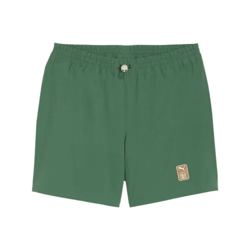 PUMA x FIRST MILE Коллаборация Повседневные шорты Мужские Зеленые