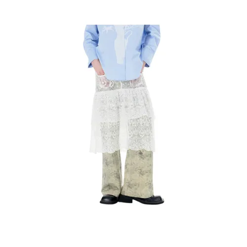 Apriority Clothing Повседневные брюки Унисекс Белый