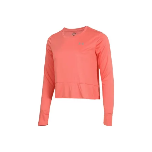 Under Armour T-Shirt Женская Кораллово-Розовый