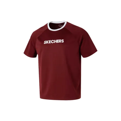 Skechers Sports Life Collection T-Shirt Унисекс Темно-красный 046B