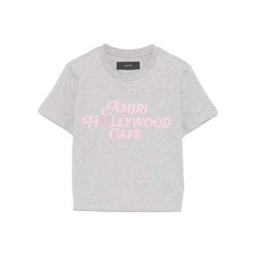 AMIRI T Рубашка Женская Средняя Серая