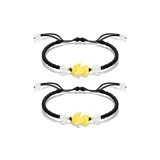 Китайский Благоприятный Животные Браслет-шнурок 1 Пара (Черный+Черный)