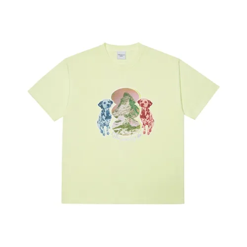 Acme De La Vie ADLV Прямой крой T-рубашка Женская Желтая