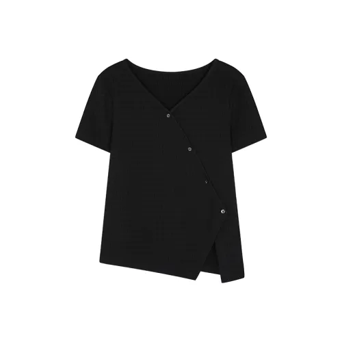 Mo Han Yi Mei T Рубашка Женская Черная