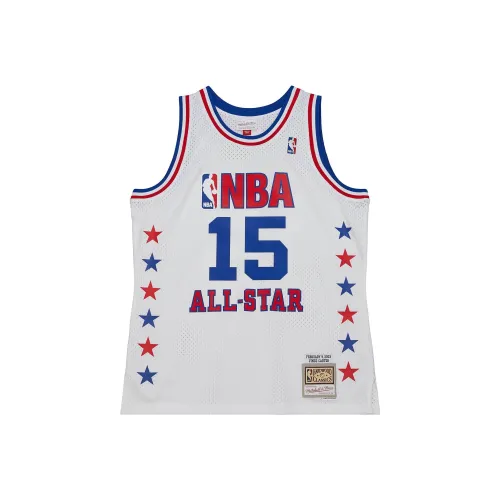 Mitchell Ness Белая мужская баскетбольная футболка