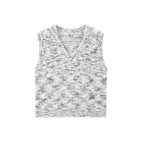 LEDIN Майка Женская Черный Белый Гороховый Узор