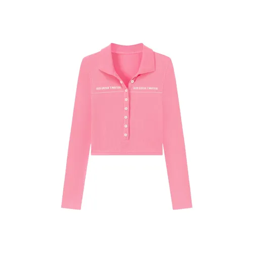 CHUU Прямой крой Длинный рукав Т-рубашка Женская