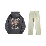 Темно-серый + Грязно-желтый