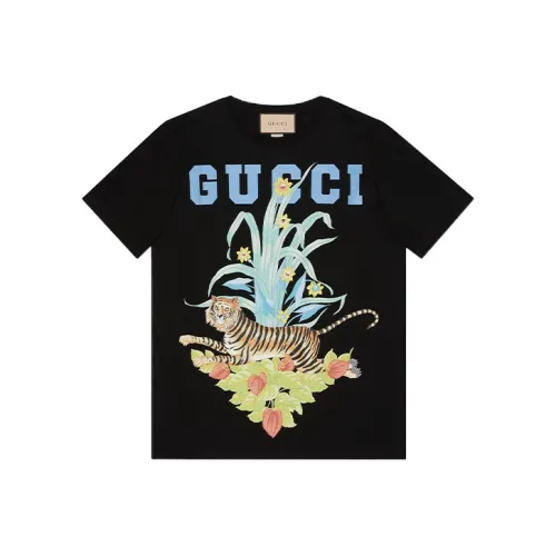 GUCCI 2024 Chinese New Year Series T-Shirt Женская Черная