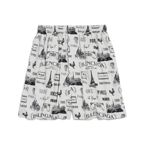 Balenciaga FW24 Повседневные шорты стандартный крой мужской серый