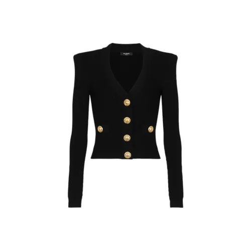 BALMAIN FW22 Трикотаж Женский Черный