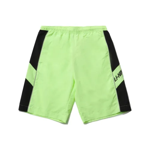 LINING Sports Fashion Collection Флуоресцентный Ледяной Желтый Мужские Спортивные Шорты