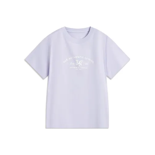 LINING Sports Trend Series T-Shirt Женская Naughty Purple
