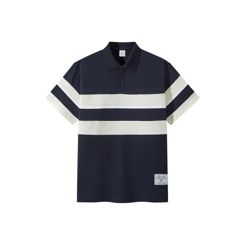 GXG Короткий рукав Polo для мужчин темно-синий