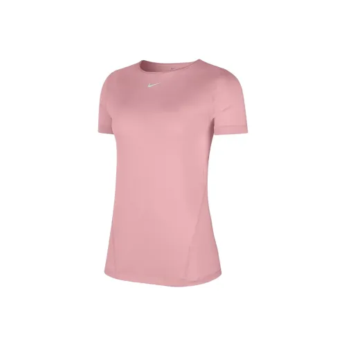 Nike Комплект с короткими рукавами T-рубашка Женская Розовый