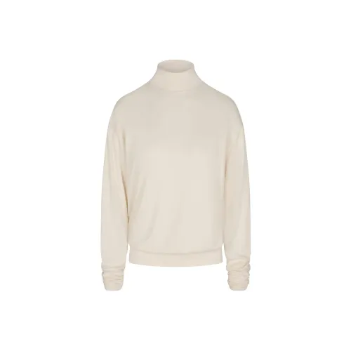 SKIMS Т-рубашка с оборванными плечами Женская цвет экрю натуральный