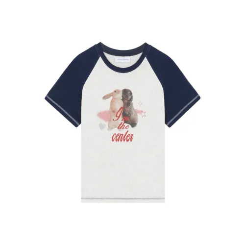 VEGA CHANG SS24 T Рубашка Женская с принтом серый