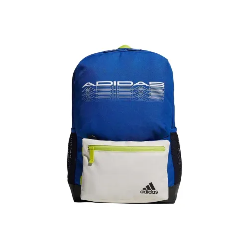 Adidas Переработанный полиэстер рюкзак унисекс коллегиальный синий и желтый белый