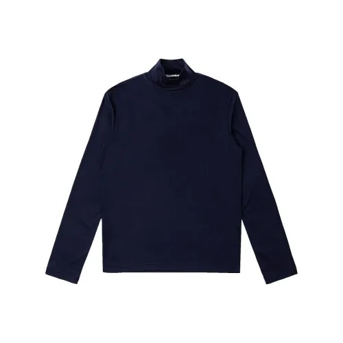 LACOSTE Темно-синие Женские футболки