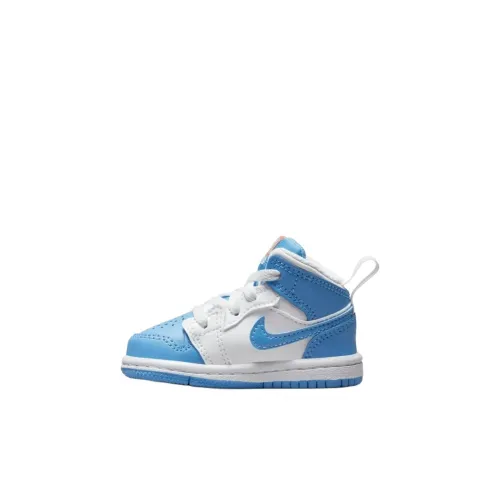Jordan Air Jordan 1 Anti KICK MID Топ Обувь для малышей Синий Infant And Toddler