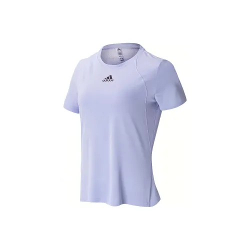 Adidas Комплект с короткими рукавами T-рубашка Женская Светлая Лаванда
