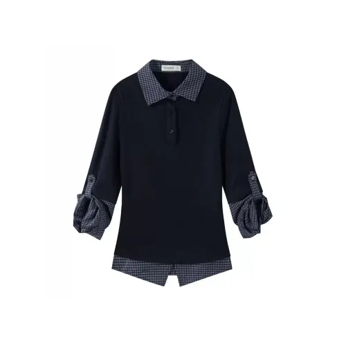 KEAB Темно-синие Женские Футболки