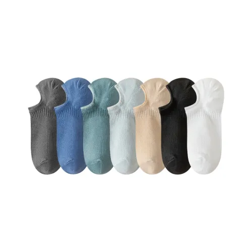 Cotton Gene No Show Носки Мужские 7 Пачка