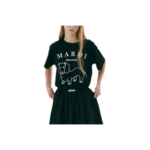 MARDI MERCREDI Мальтезе T-рубашка Женская Черная