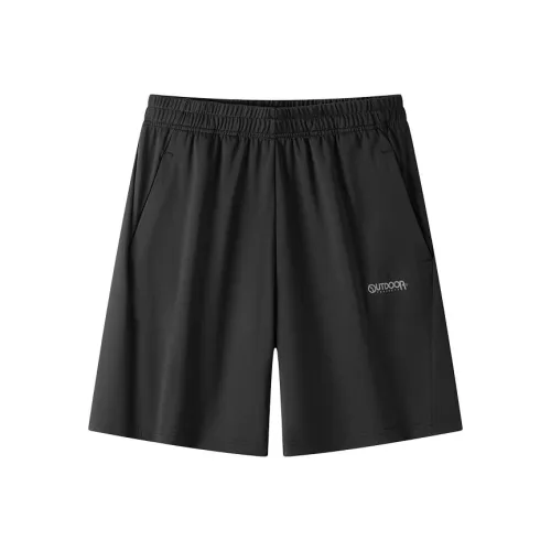 OUTDOOR PRODUCTS Повседневные шорты Мужские Классические Черные