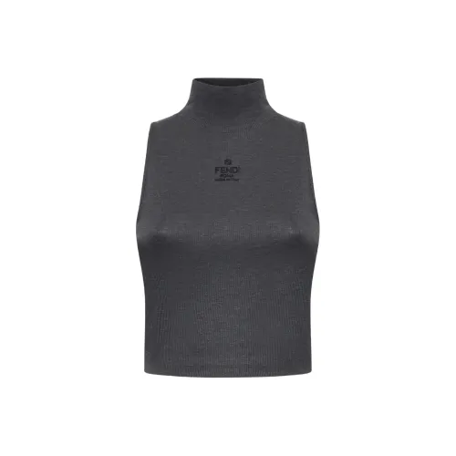 FENDI Серые Женские Майки