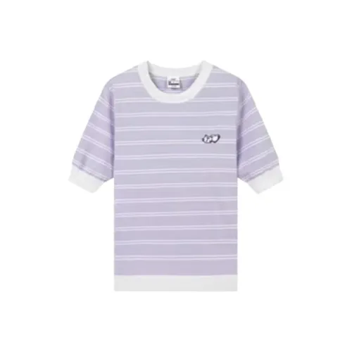 361° Life Collection T-Shirt Женская Fritillary Фиолетовый Перо Белый