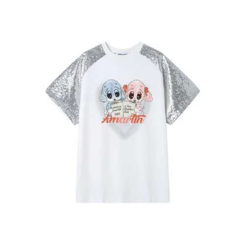 ANDREA MARTIN Реглан-рукав Т-рубашка Женская