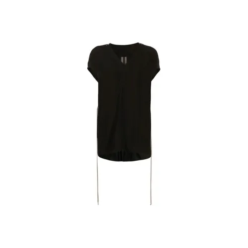 RICK OWENS Черные Женские Т-рубашки