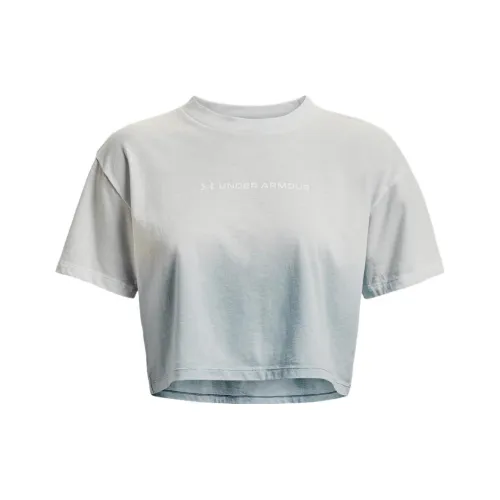 Under Armour Туманно-серый Женские Короткие Топы