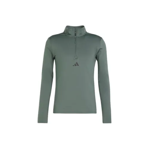 Adidas Workout Quarter Zip TRACK TOP Спортивная одежда Мужская Зеленая